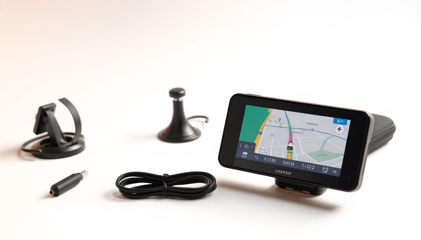 GPS navigation device with offline maps