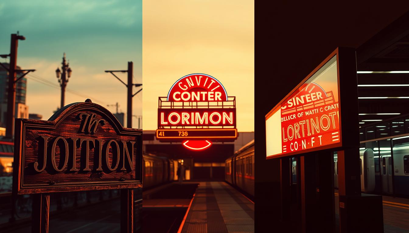 evolution of train station signage evolution of train station signage