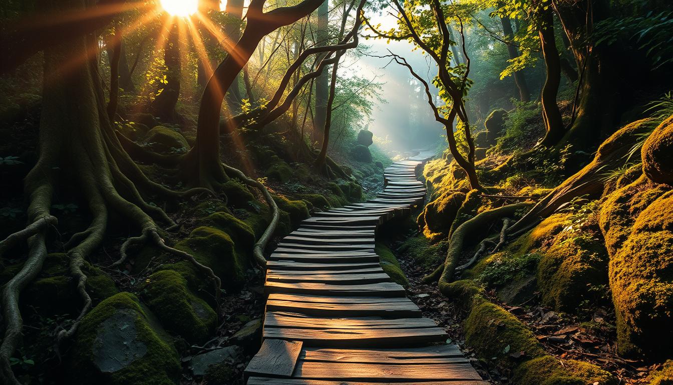 exploring mystery path