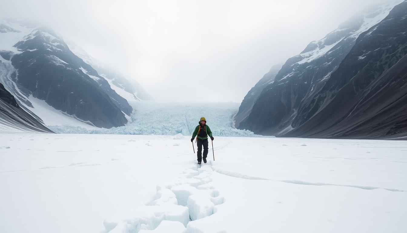 glacier hiking