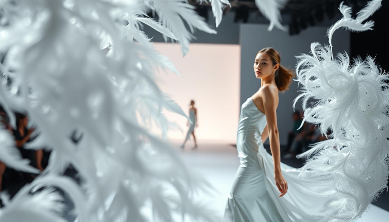 silver feathers in fashion trends silver feathers in fashion trends